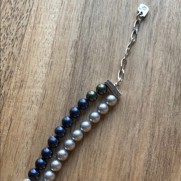 SWAROVSKI bracelet, crystal X, black/grey pearls - Picture 3 of 4